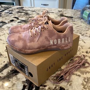 ❗️SOLD❗️NOBULL Dusty Rose Tie-dye trainers!